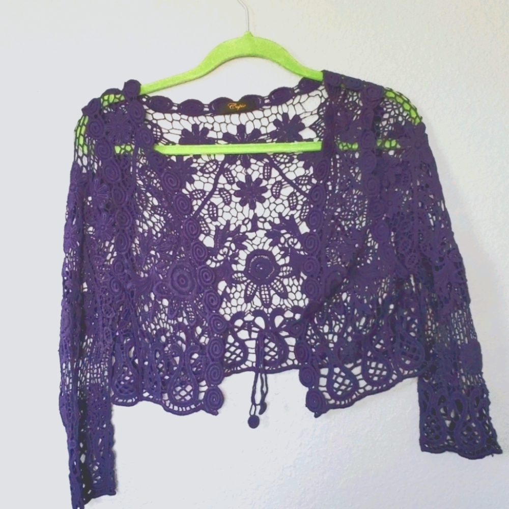 Knitted Short Jacket - Picture 2 of 7